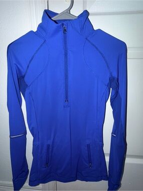 lululemon athletica Royal Blue Half-Zip Utility Jacket